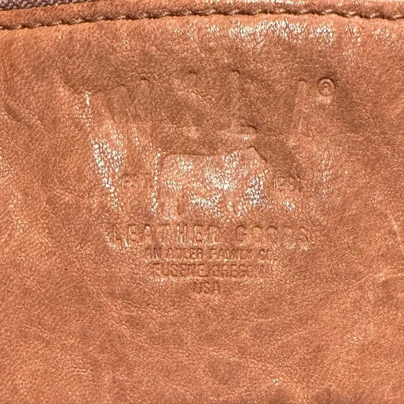 WILLI EST.1981 LEATHER CROSSBODY Bag TAN - Picture 11 of 11